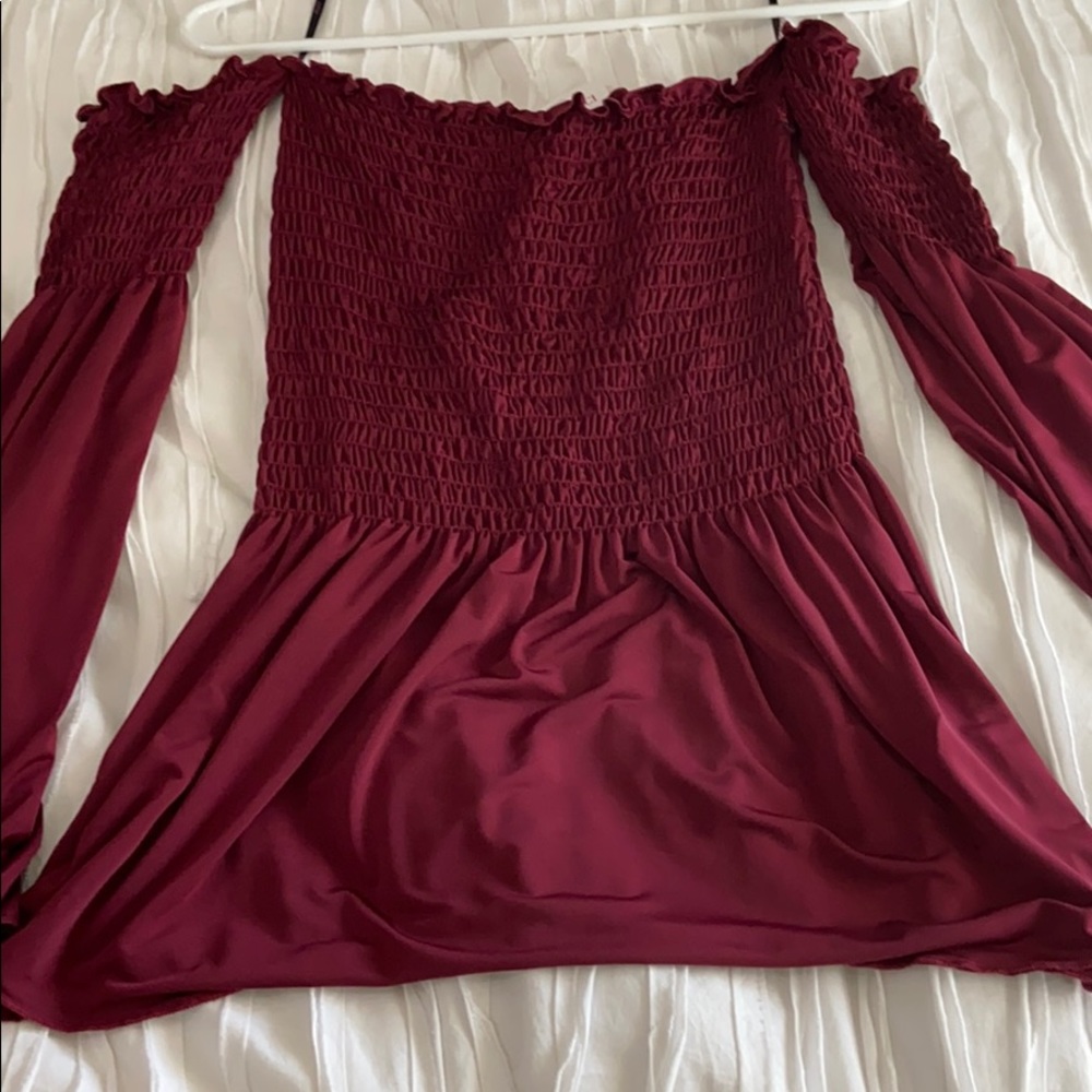 Flowy off the shoulder blouse